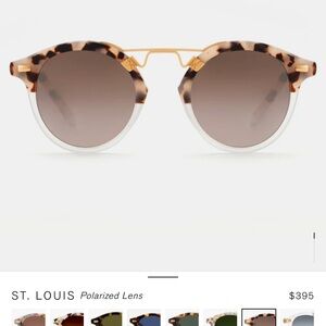 KREWE Tortoise Shell Sunglasses